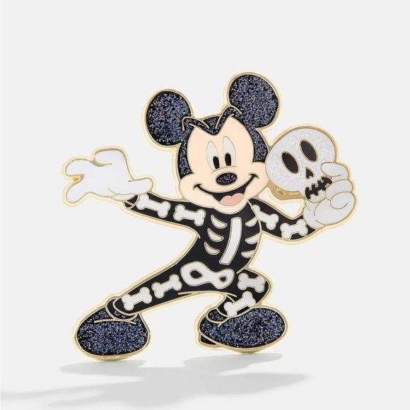 Disney Jewelry - BaubleBar Mickey Mouse Disney Skeleton Costume Pin